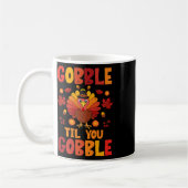 Mug Dinde de Thanksgiving Garçons Gobble Jusqu'à ce qu (Gauche)