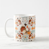 Mug Dinde de Thanksgiving Motif d'Automne (Gauche)