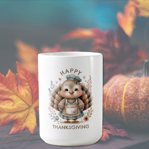 Mug Dinde de Thanksgiving personnalisée