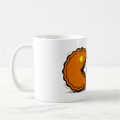 Mug Dinde drôle mangeant une tarte de Thanksgiving, je (Gauche)