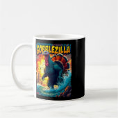 Mug Dinde Gobblezilla drôle de jour de Thanksgiving vi (Gauche)
