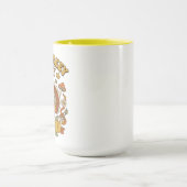 Mug Dinde Groovy Automne Pause Café (Centre)