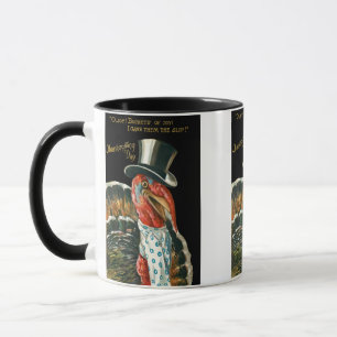 Mug Dinde humoristique de Thanksgiving vintage