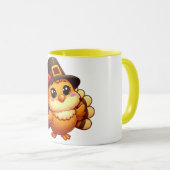 Mug dinde mignonne #2 (Devant droit)
