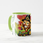 mug dinde mignonne 2 (Devant gauche)