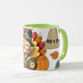 mug dinde mignonne 2 (Devant droit)