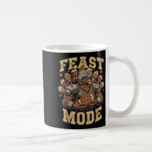Mug Dinde Mode Fête Football Thanksgiving Drôle Vint