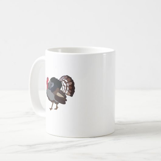Mug Dinde Oiseau Dinde (Devant gauche)