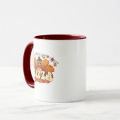 Mug Dinde Thanksgiving végétarien végétalien Cadeau de (Devant gauche)