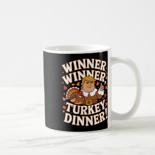 Mug Dindeur de Thanksgiving drôle de Trump Winner Winn