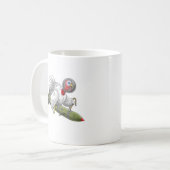 Mug Dindon de fusée de Thanksgiving (Devant gauche)