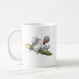 Mug Dindon de fusée de Thanksgiving
