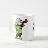 Mug Dindon de pirate de griffonnage du magicien 101 (Devant gauche)