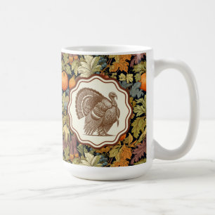 Mug Dindon de William Morris Automne Citrouilles