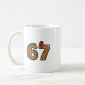 Mug Dindon drôle de Thanksgiving 67 Meme 6 7 garçons j (Gauche)