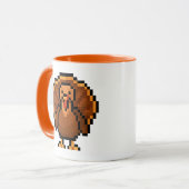 Mug Dindon Rétro 8-bits (Devant gauche)