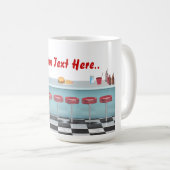 Mug Dîner Américain Rétro (Devant droit)