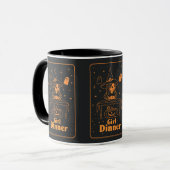 Mug Dîner de fille | ExDesigner | Halloween (Devant gauche)