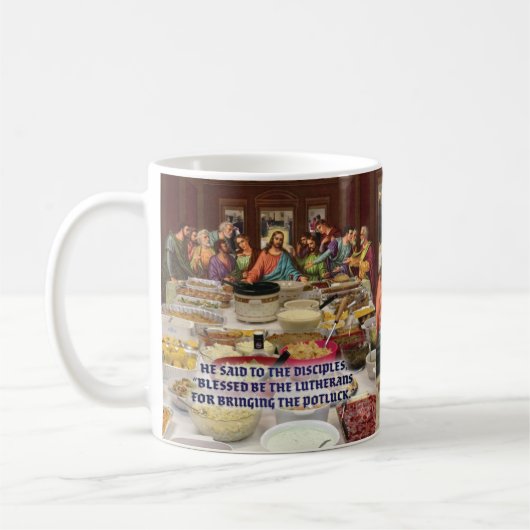 Mug Dîner de la Cène luthérien (Gauche)