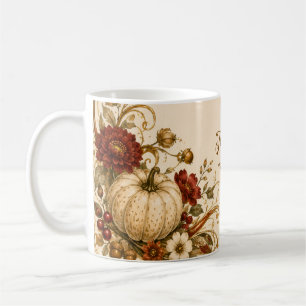 Mug Dîner de Thanksgiving élégant Art Nouveau