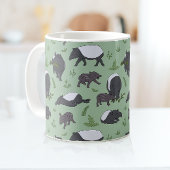 Mug Dîner en famille Tapir en vert