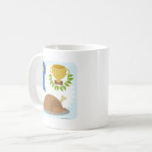 Mug Dîner épique au poulet Conception du logo (Devant gauche)