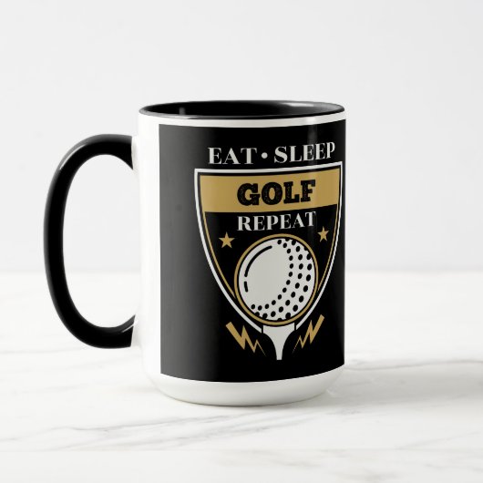Mug Dîner Golf Répéter (Gauche)