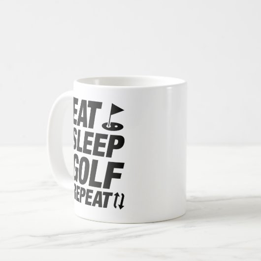 Mug Dîner Golf Répéter (Devant gauche)