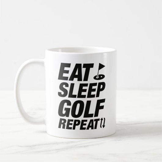 Mug Dîner Golf Répéter (Gauche)