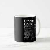 Mug Diner Rolls Nutrition Facts Thanksgiving Turkey D (Devant droit)