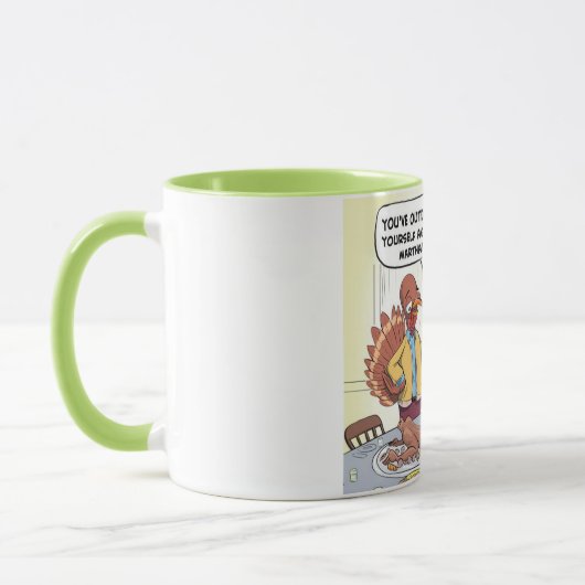 Mug Dîner Turquie Thankesgiving (Gauche)