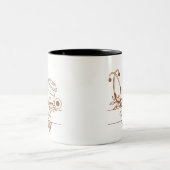 Mug d'infirmière à monogramme floral, Cadeau médic (Centre)