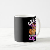 Mug Dingue Âne dame animal âne maman fermier âne (Devant droit)