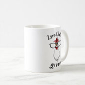 Mug Dingue Lady Poulet Antisocial Fermier Poulet De La (Devant droit)