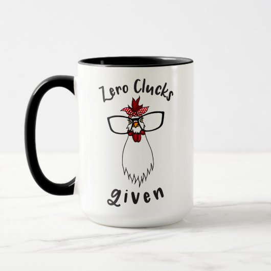 Mug Dingue Lady Poulet Antisocial Fermier Poulet De La (Gauche)