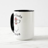 Mug Dingue Lady Poulet Antisocial Fermier Poulet De La (Devant gauche)