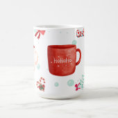 Mug Dingue mignon design moderne et traditionnel Noël (Centre)