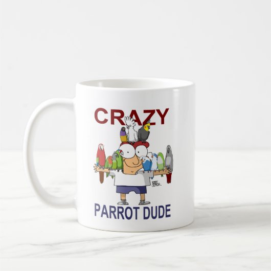 Mug Dingue perroquet (Gauche)
