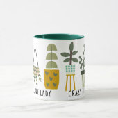 Mug Dingue Plante Lady Fun Postal Plante Green (Centre)