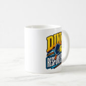 Mug Dink de manière responsable Retro Pickleball Sport (Devant droit)