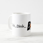Mug Dink Dink Boom Pickleball Dinking Orange Bombes (Devant gauche)