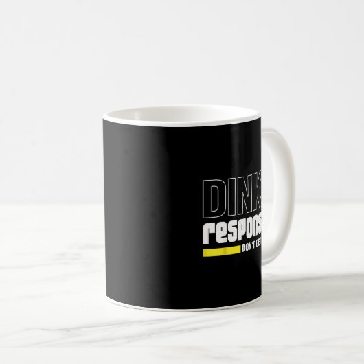 Mug Dink Resnsibly Don't Get Smashed Ckleball Gift  (Devant droit)