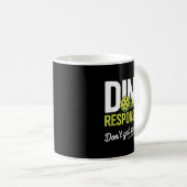 Mug Dink Resnsibly Don't Get Smashed Funny Ckleball Te (Devant droit)