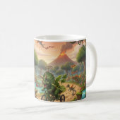 Mug Dino Adventure Race (Devant droit)