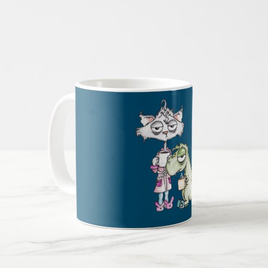 Mug Dino cat dinosaure (Devant gauche)