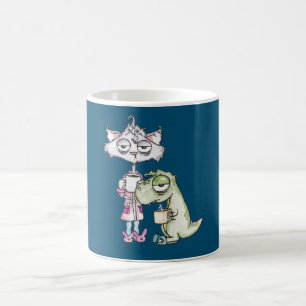 Mug Dino cat dinosaure