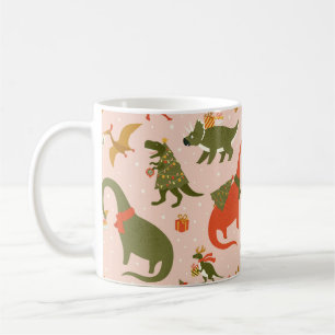 Mug Dino Christmas Party Tree Rex. Dinosaure à Père 