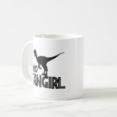 Mug Dino Fangirl - Dinosaur Lover (Devant gauche)