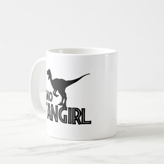 Mug Dino Fangirl - Dinosaur Lover (Devant gauche)