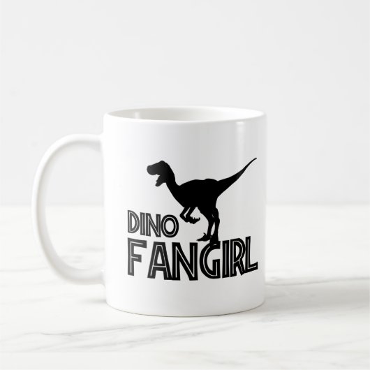 Mug Dino Fangirl - Dinosaur Lover (Gauche)
